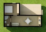 Plan Maison Bois 40M2 Jasmin Plan 3D