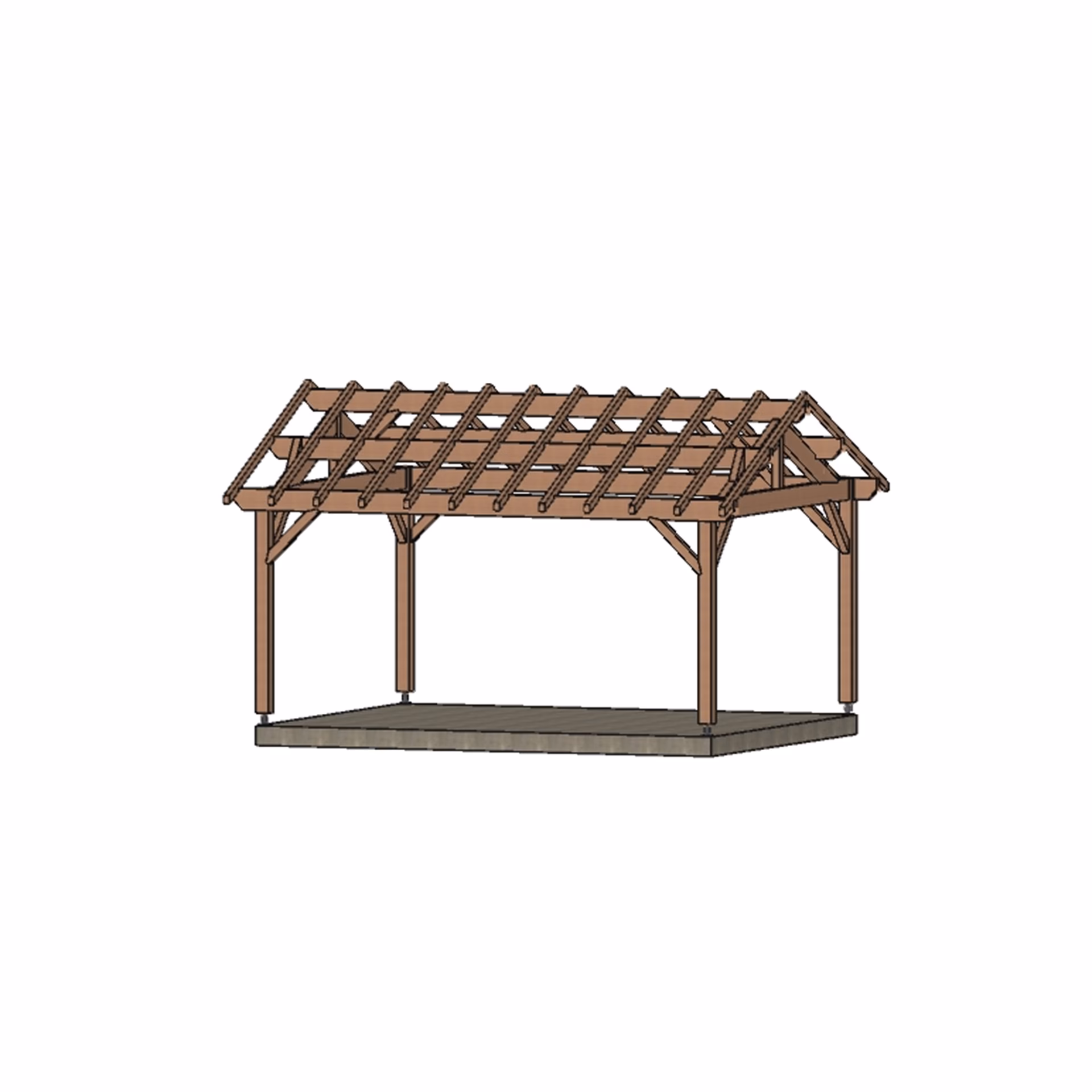 Carport Eco Annecy 2P 4000X5000 Mm