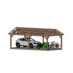 Carport Eco Grenoble 2P 4000X8000 Mm