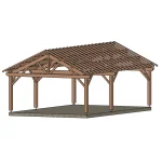 Carport 2P3V 5500X9000Mm