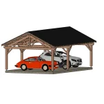 Carport Albertville 2P3V 5500X9000Mm