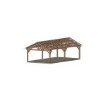 Carport Courchevel 2P4V 5500X10820Mm
