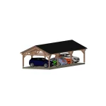 Carport Valmorel 2P5V 5500X14320Mm