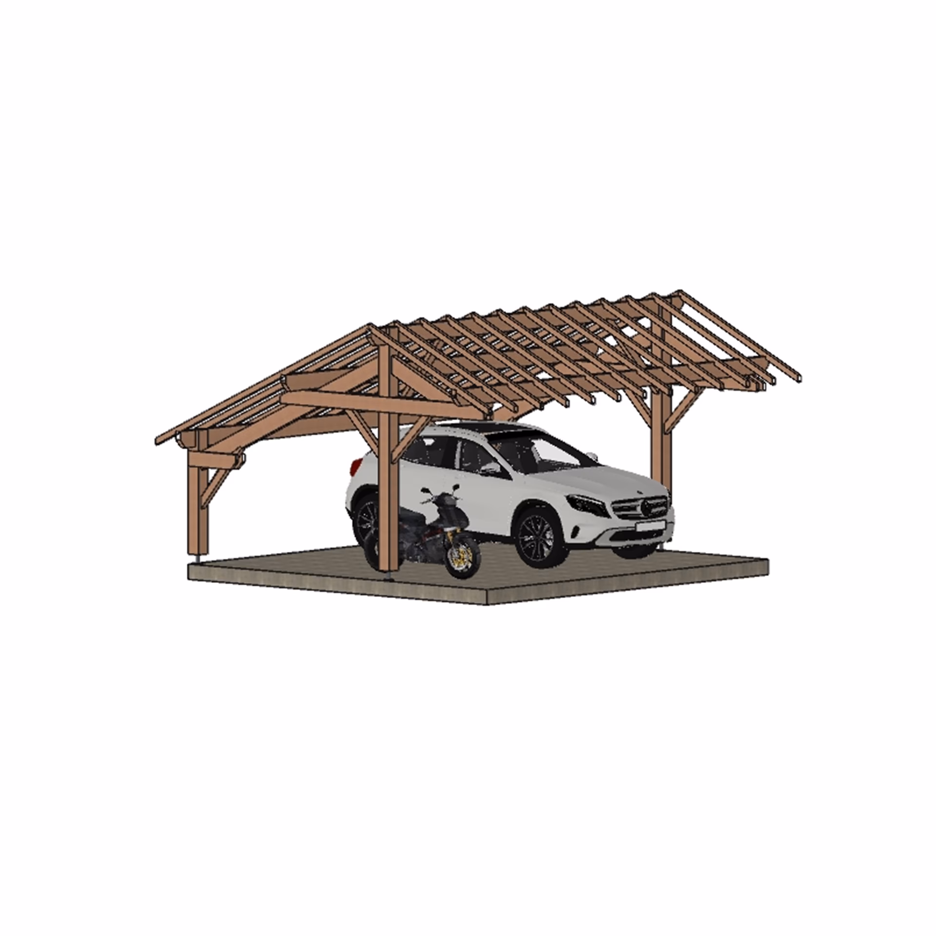 Carport As2V Clermont 5200X5500Mm