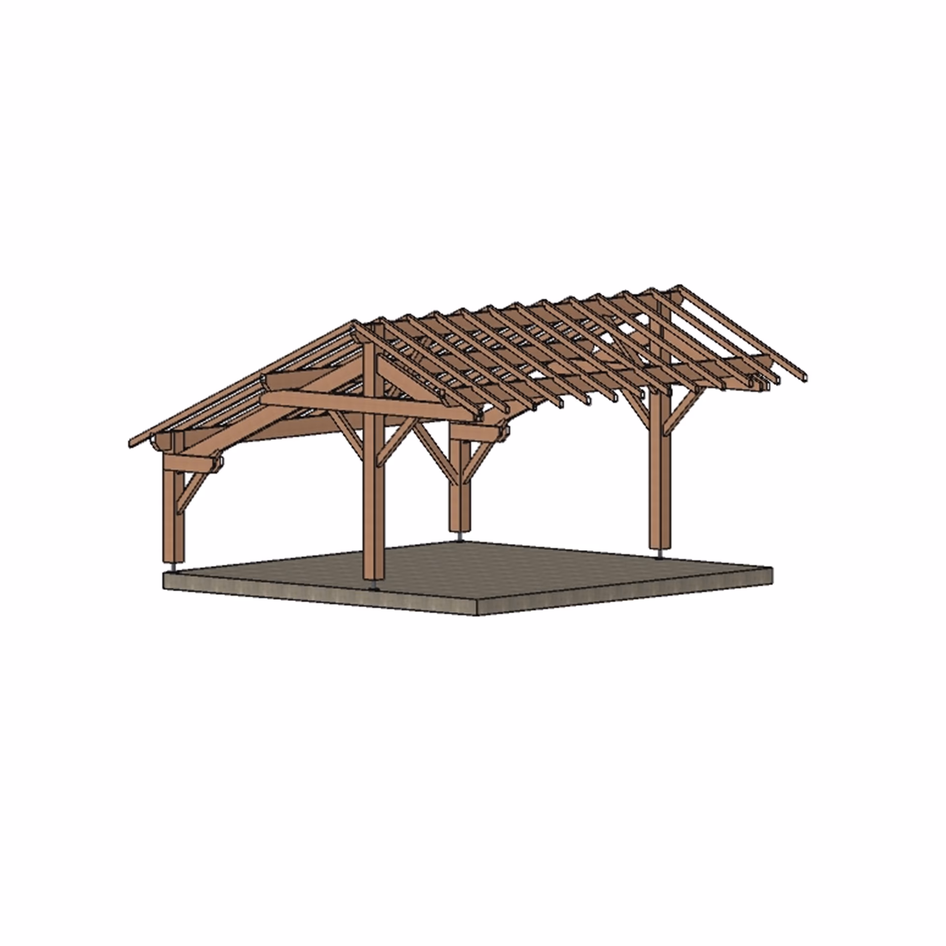 Carport As2V Clermont 5200X5500Mm