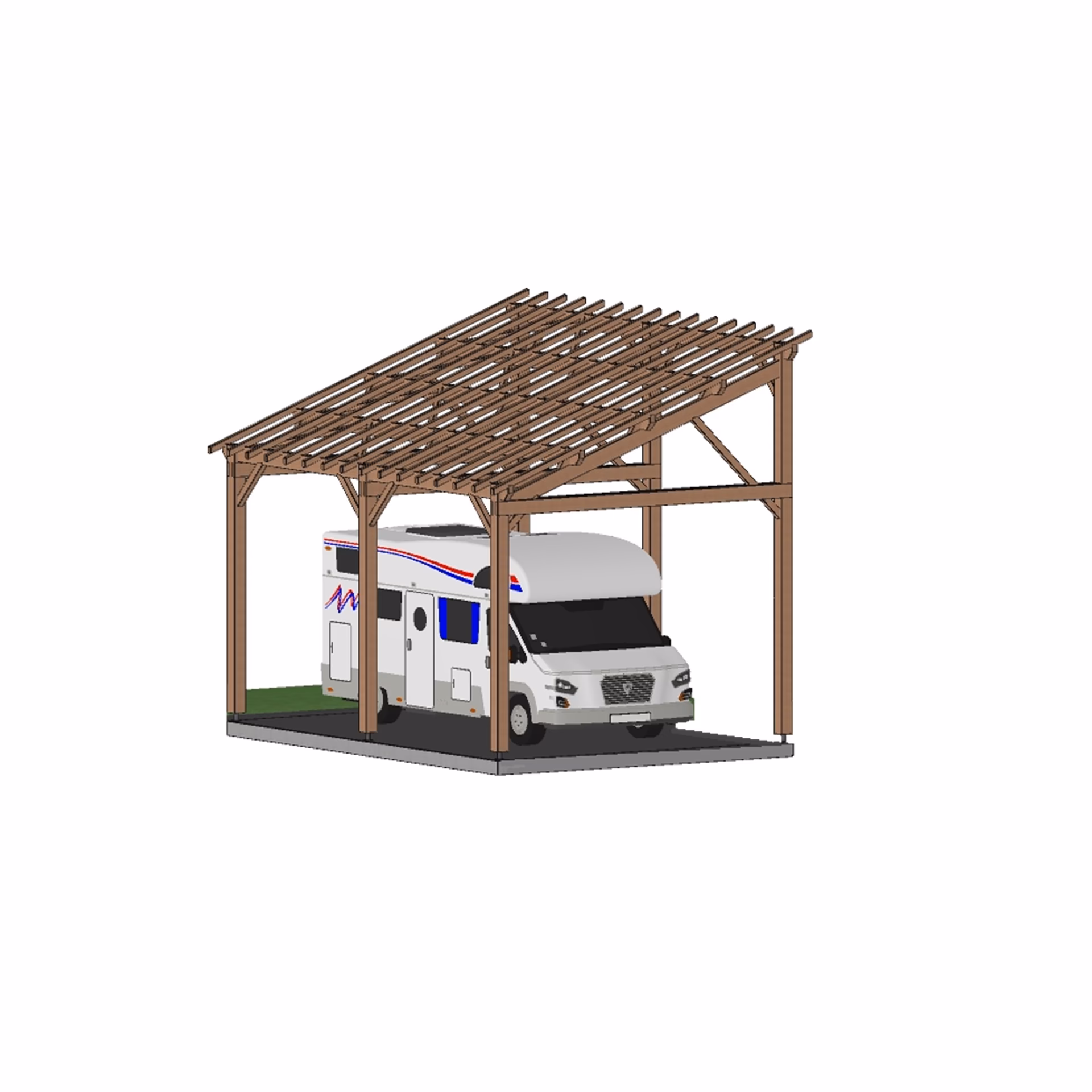 Carport Camping Car Rennes 1P1V