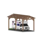 Camping Car Nantes 2P1V 4000X8000 Mm