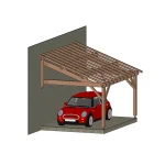 Carport Appentis 1P 3500X4500Mm Nice