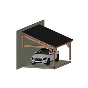 Carport Appentis 1P 4000X5000 Mm Toulon