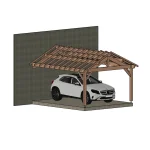 Carport Eco Appentis 2P Antibes 4000X5000 Mm