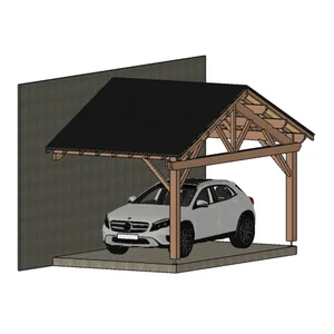 Carport Appentis Pan Gap 5500X3500 Mm 25D