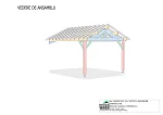 Va Carport Eco Aix Ap2P1V 3500X4500Mm Deg