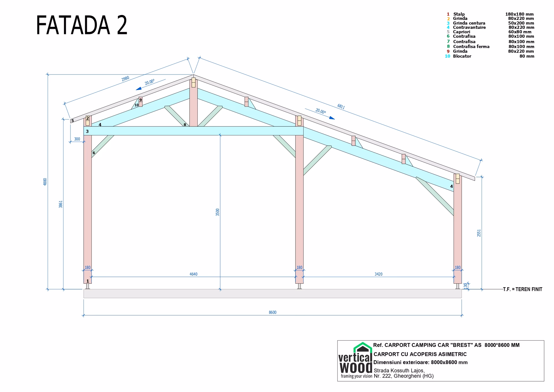 F2 Carport Camping Car Brest As2V 8000X8600Mm Page
