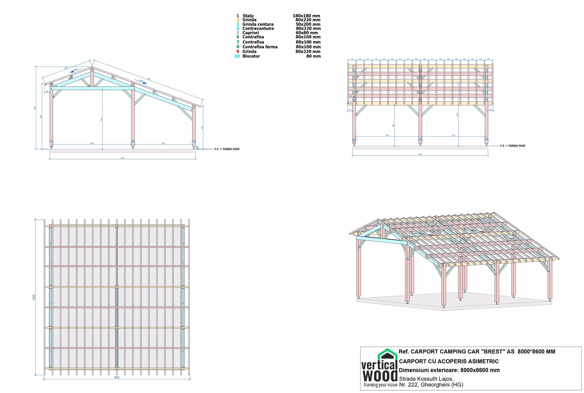 Pt Carport Camping Car Brest As2V 8000X8600Mm Page