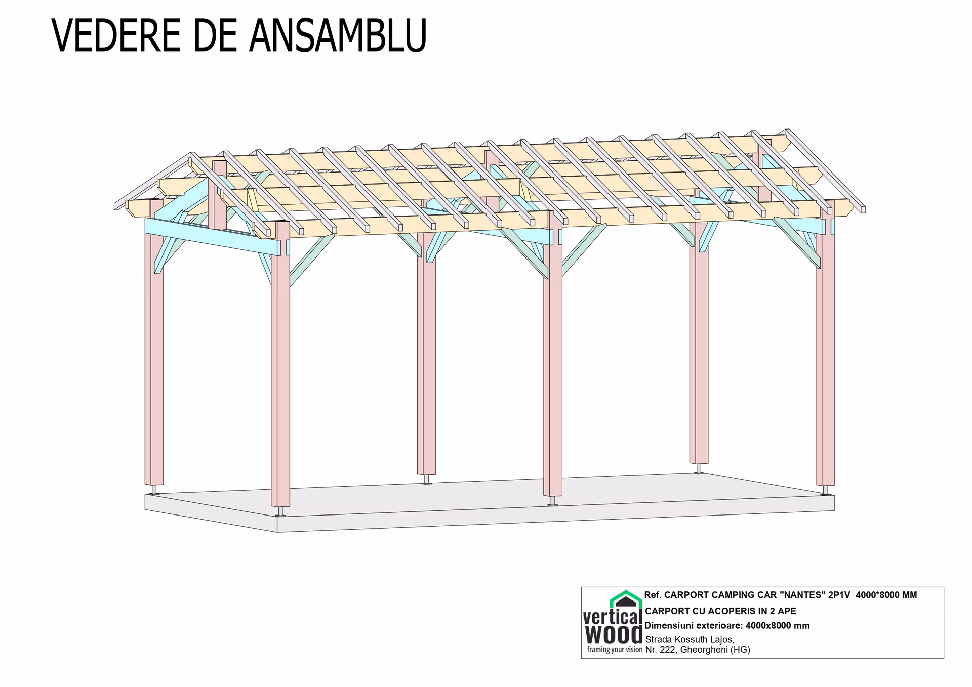 Va Carport Camping Car Nantes 2P1V 4000X8000Mm Deg Page