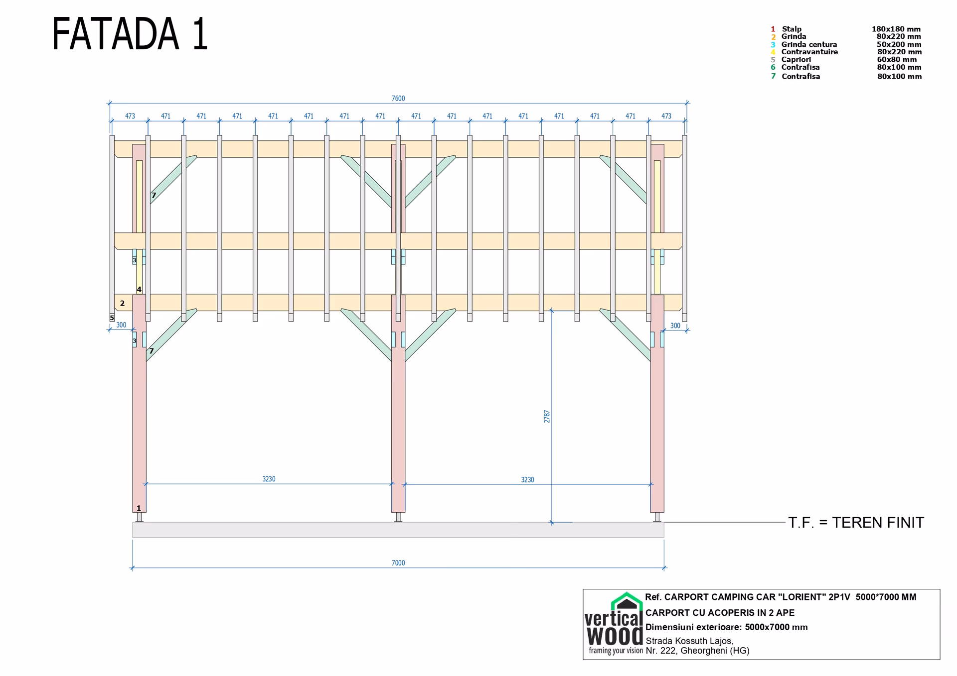 F1 Carport Camping Car Lorient 2P1V 5000X7000Mm Deg Page