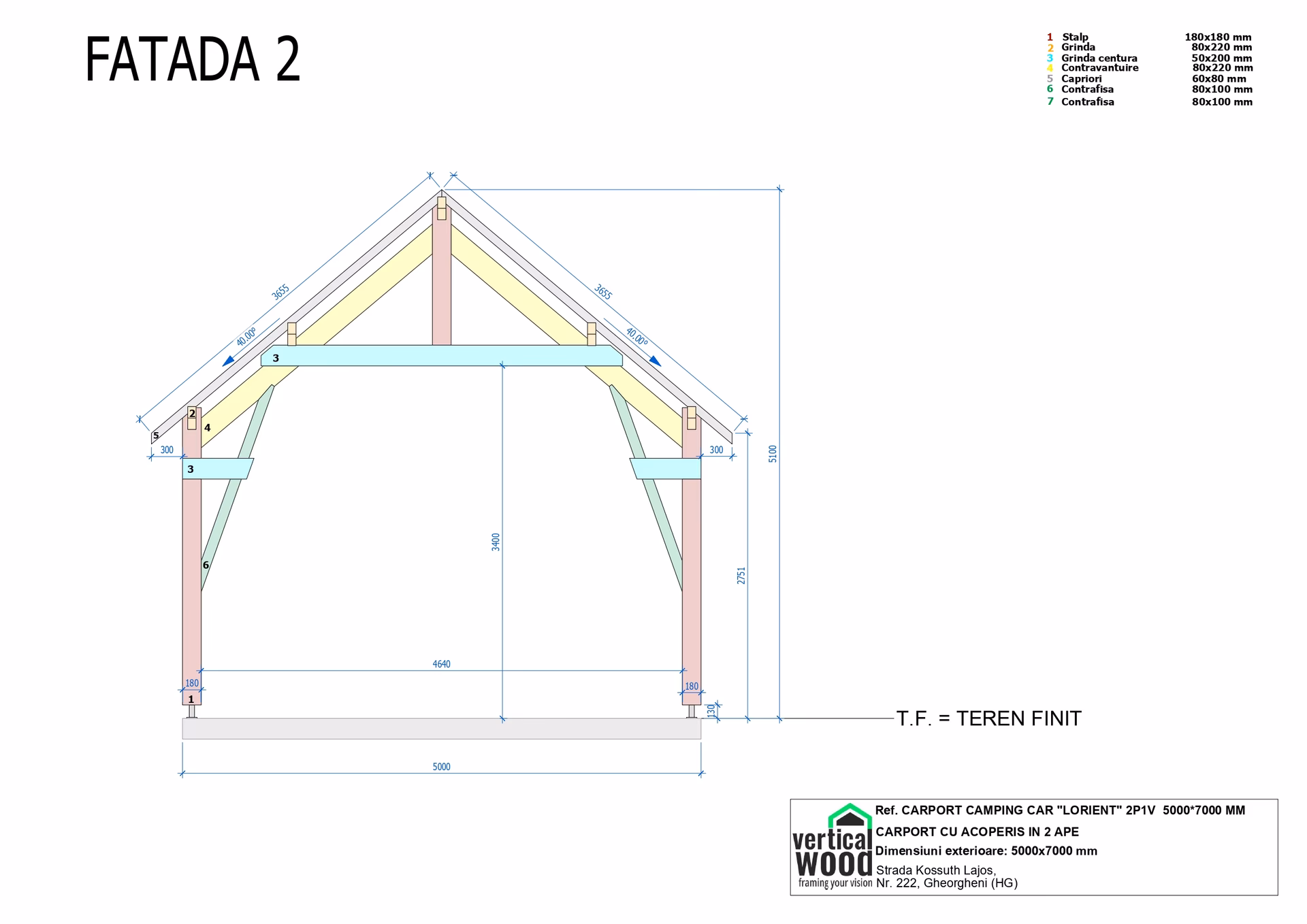 F2 Carport Camping Car Lorient 2P1V 5000X7000Mm Deg Page