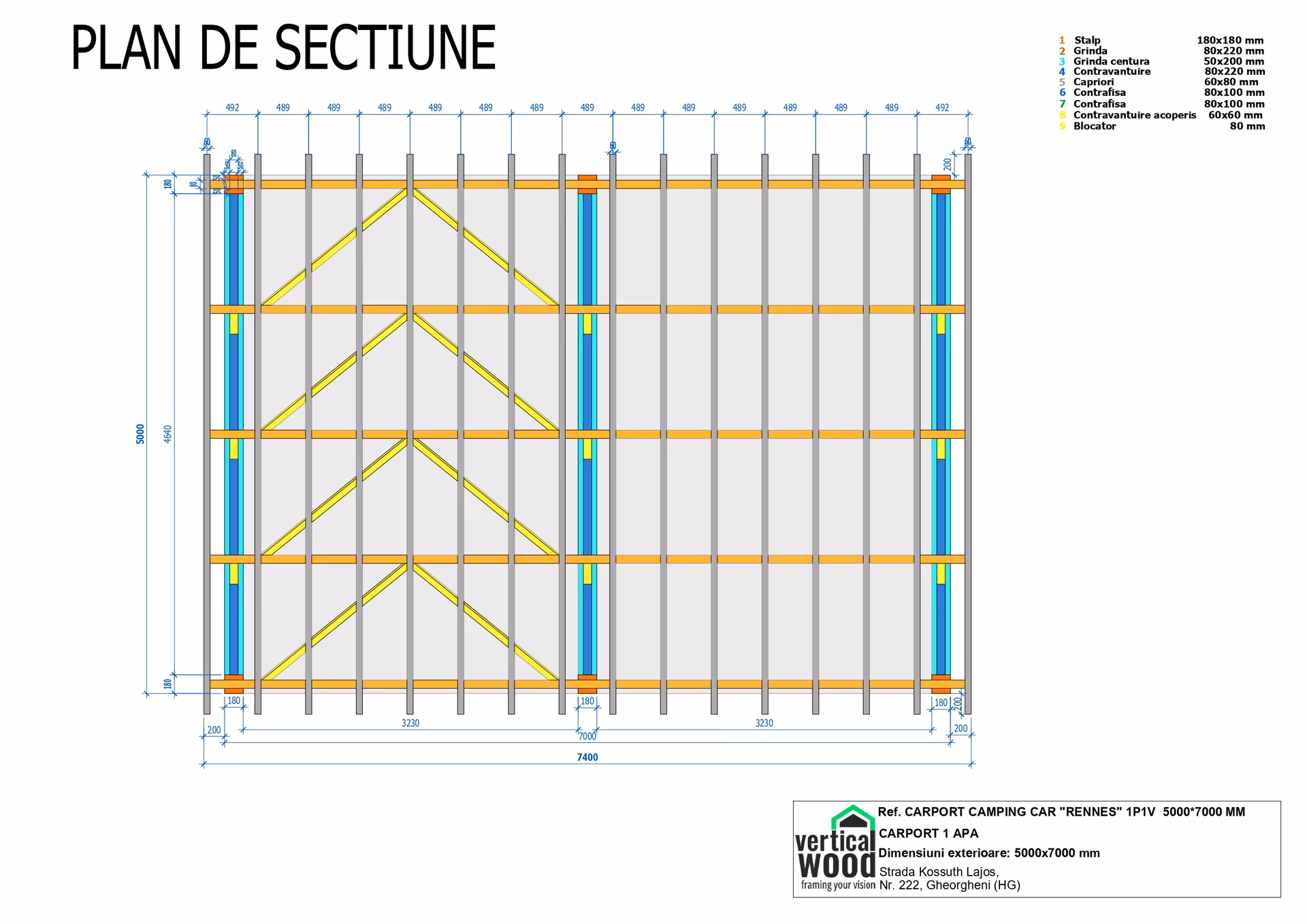 Ps Carport Camping Car Rennes 1P1V 5000X7000Mm Page